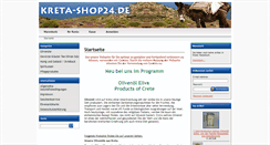 Desktop Screenshot of kreta-shop24.de