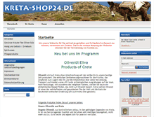 Tablet Screenshot of kreta-shop24.de